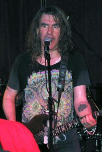 New Model Army’s Justin Sullivan on stage, Indianapolis, Indiana, 2009.